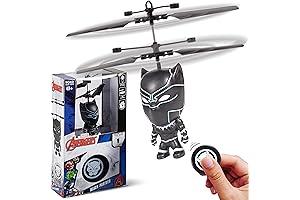 Marvel Flying Black Panther UFO Helicopter With Infrared Motion Sensor