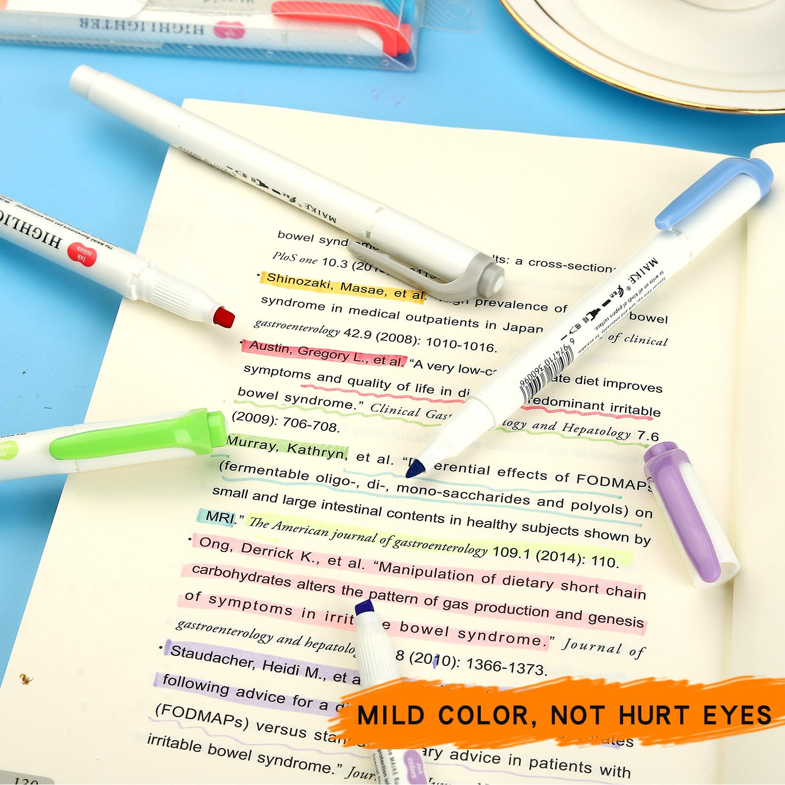 Amazon.co.jp: MAIKEDEPOT リアルマイルド蛍光ペン 蛍光色マーカーペン