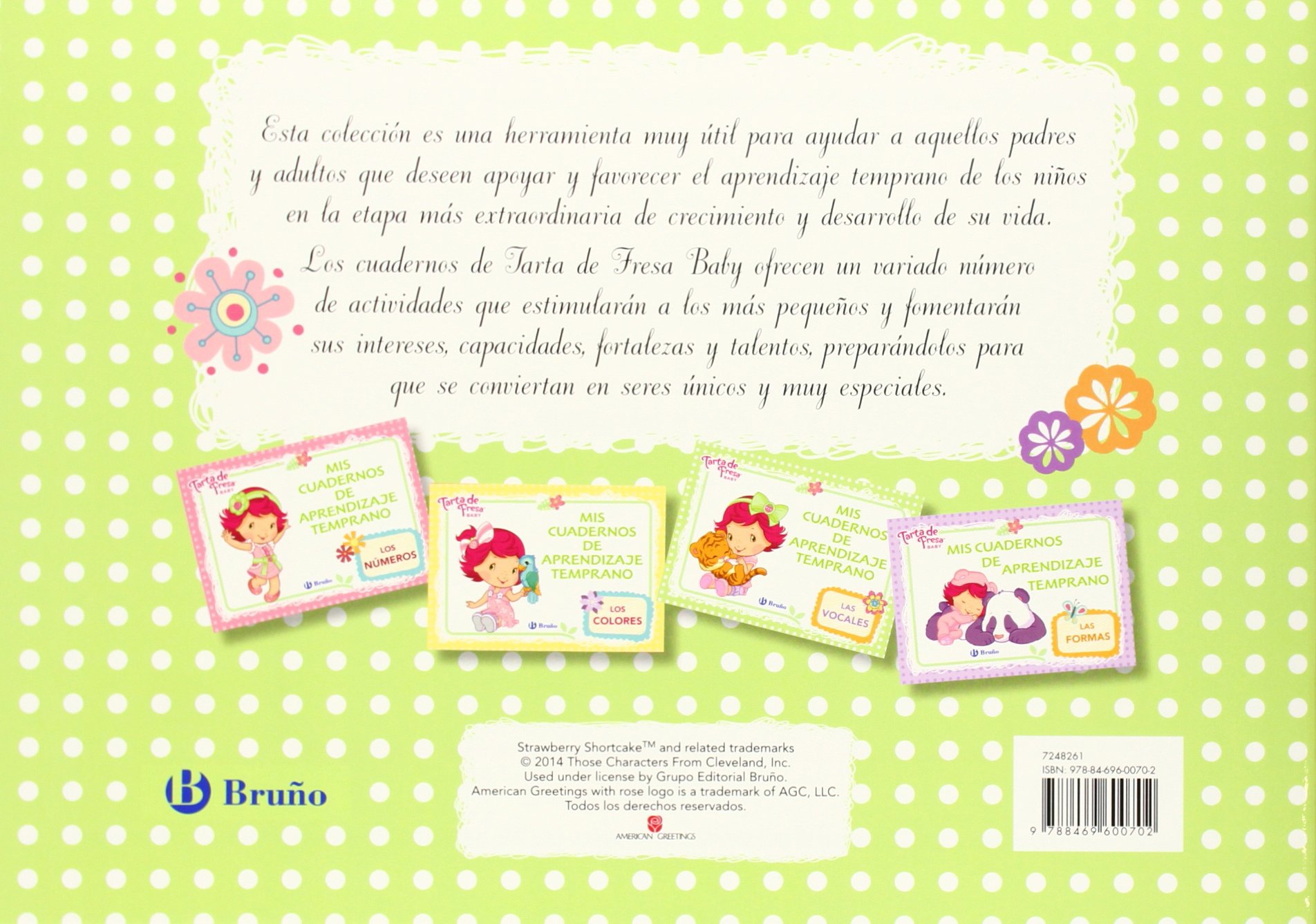 Tarta de Fresa Baby. Mis cuadernos de aprendizaje temprano, 3. Las vocales (Castellano - Bruño - Tarta De Fresa)