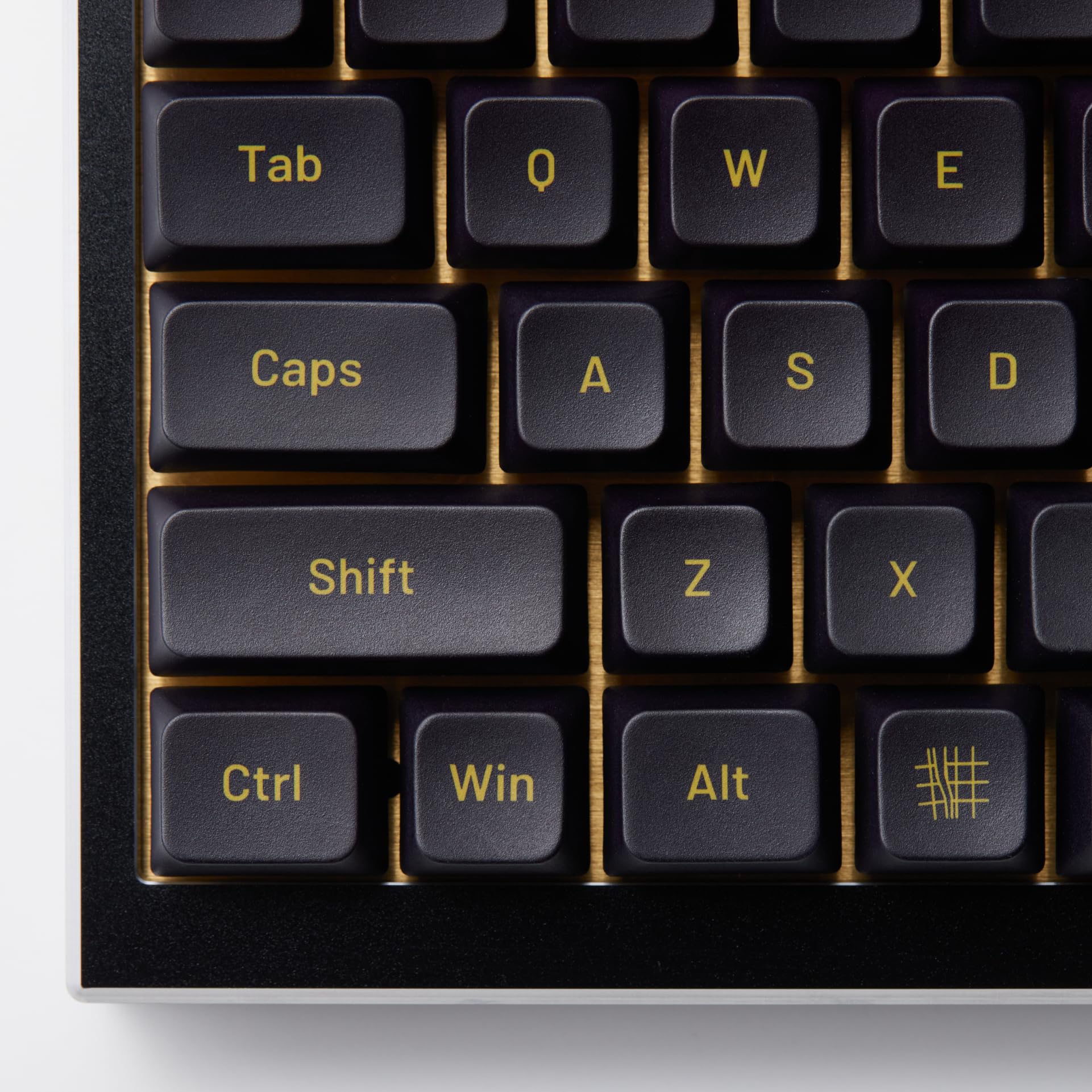 Amazon | Waffree Keyboard JIS配列 Brass Plate Linear40gf 分割式