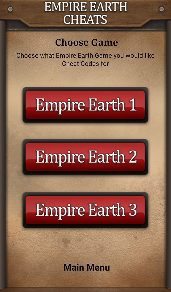 Cheats for Empire Earth Aplicativo na Amazon Appstore
