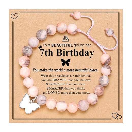 UNGENT THEM Valentines Day Gifts for Teenage Teen Girl Trendy Stuff Cool Cute Things Granddaughter Gifts from Grandma Girls Bracelets Jewelry Stuffers Easter Christmas Gifts for Girls 10 12 14 16 18