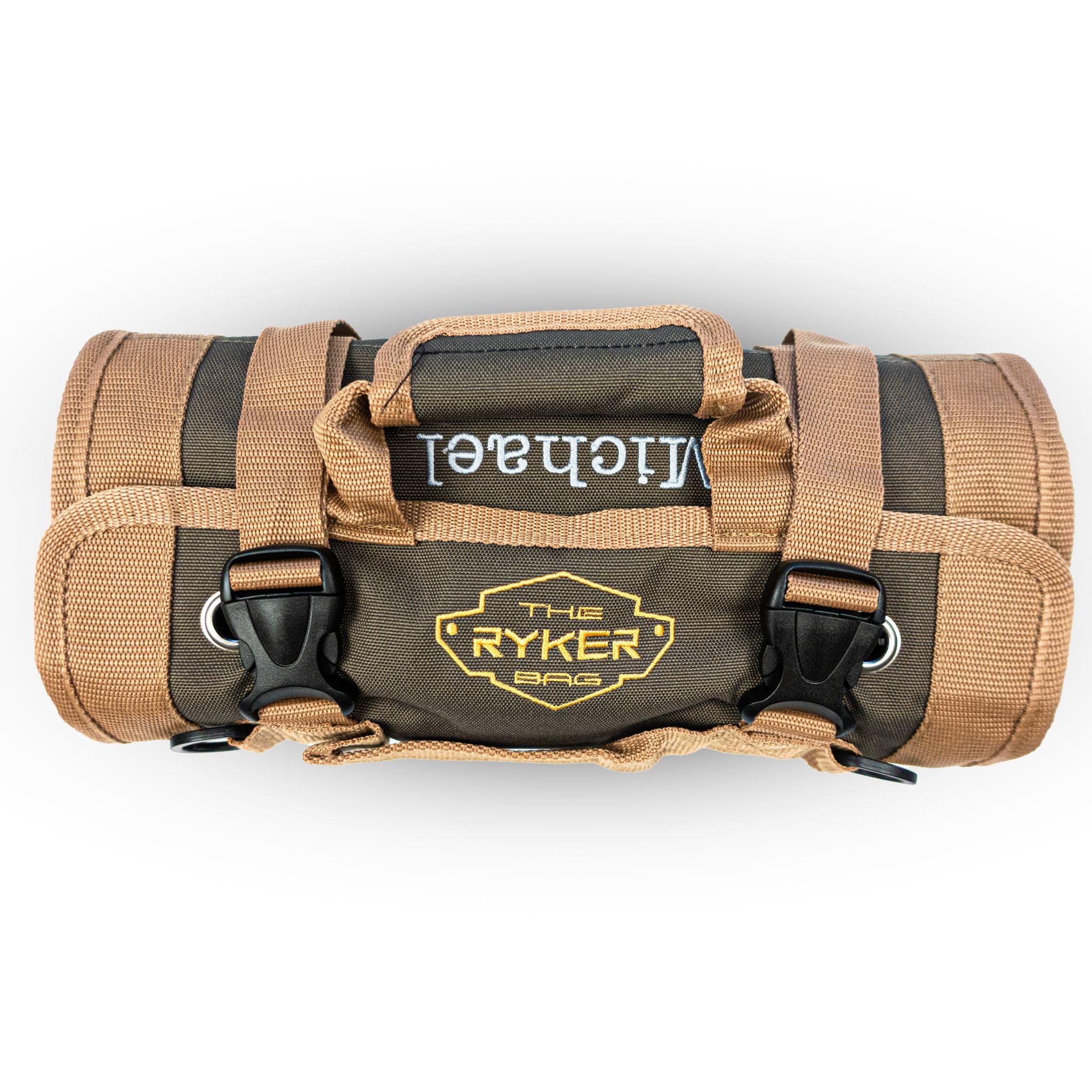 The Ryker Bag Personalized Customized Name Gifts for Him/Her Tool Roll Organizer, Dad Gifts Tool Organizers - mens gifts Roll Up Tool Bag Organizer w/ 6 Tool Pouches - Small Tool Bag gifts for dad