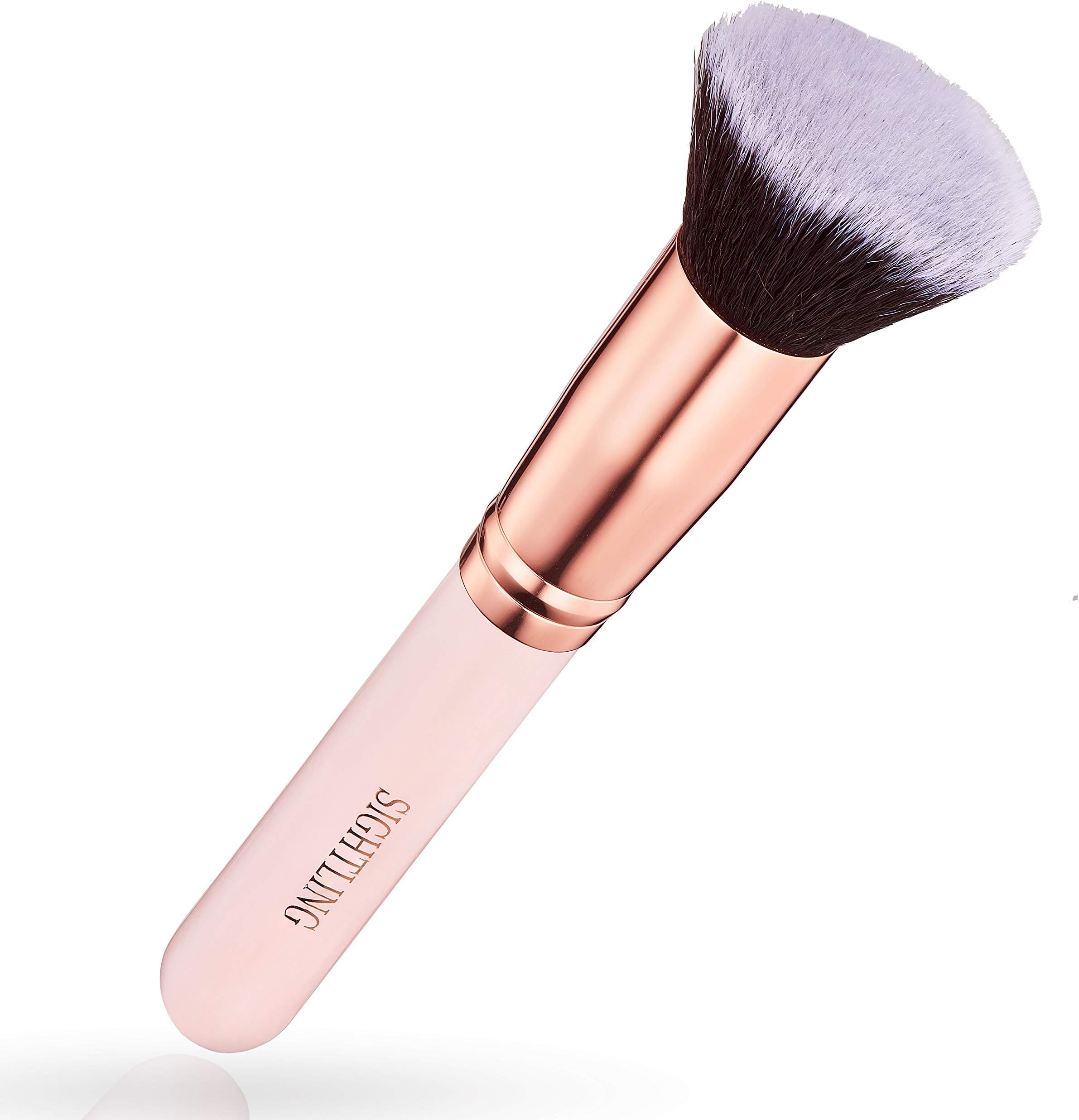 SIGHTLING Kabuki Foundation Brush Makeup Brushes Flat Top Synthetic Buffing Stippling Concealer Liquid Blending Mineral Powder Makeup Tools