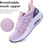 QAUPPE Femmes Chaussures de marche avec Arch Support Orthotic Confortable Sneakers pour Plantar Fasciitis Pain Relief