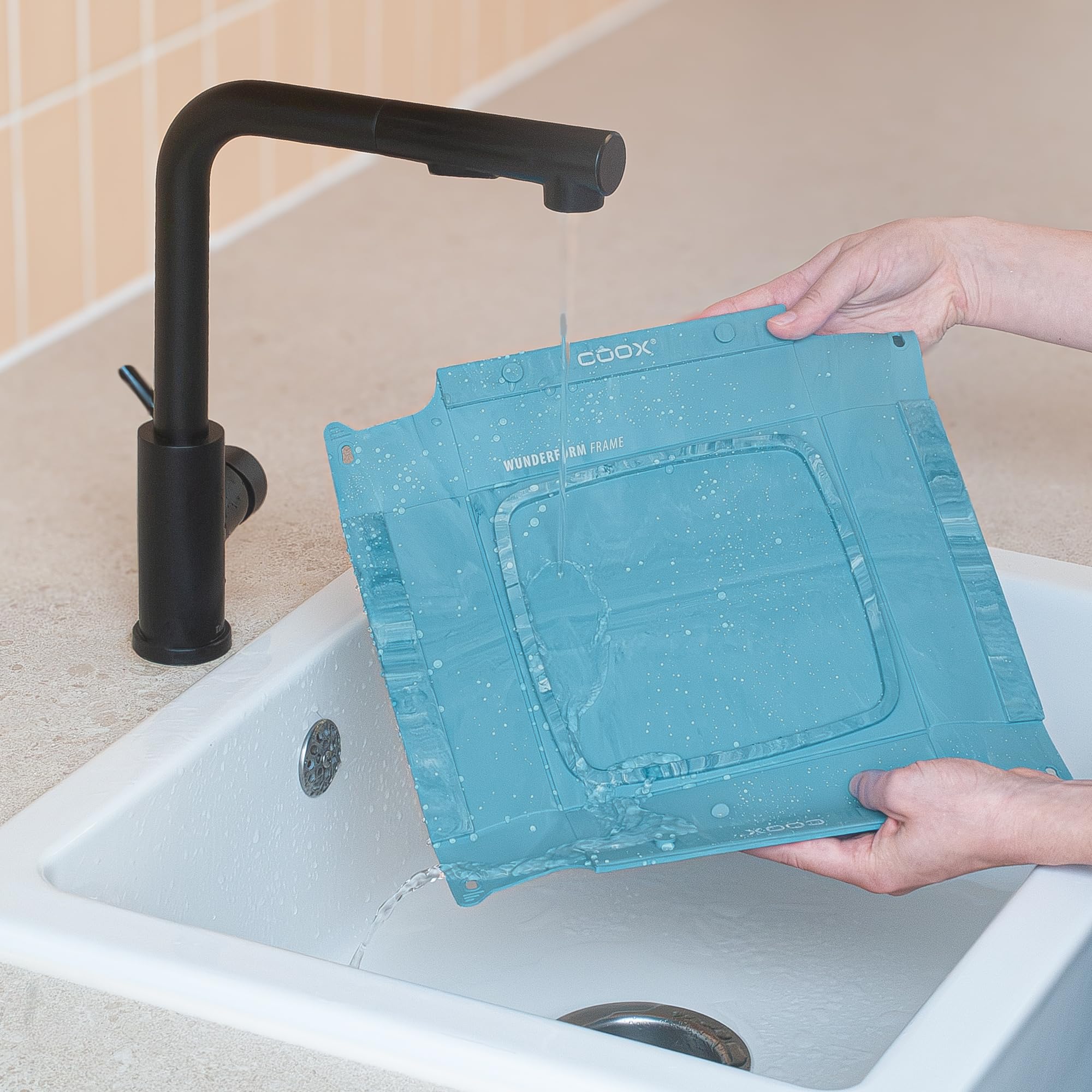 coox WUNDERFORM Frame SQ - Stampo quadrato pieghevole con rinforzo in