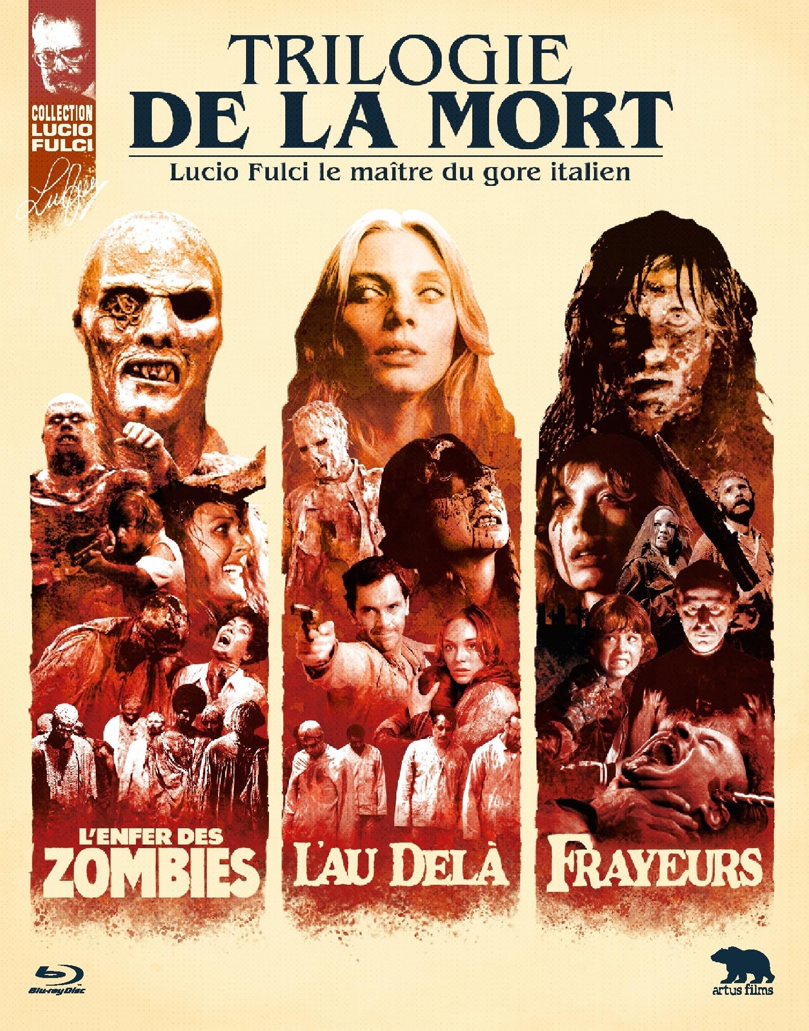 Trilogie de la Mort-l'enfer des Zombies + L'Au-delà + Frayeurs [Blu-Ray]