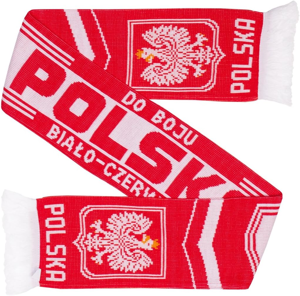 Polska Authentic Poland Soccer Knit Scarf, Made in Poland (Do Boju) - Image 5