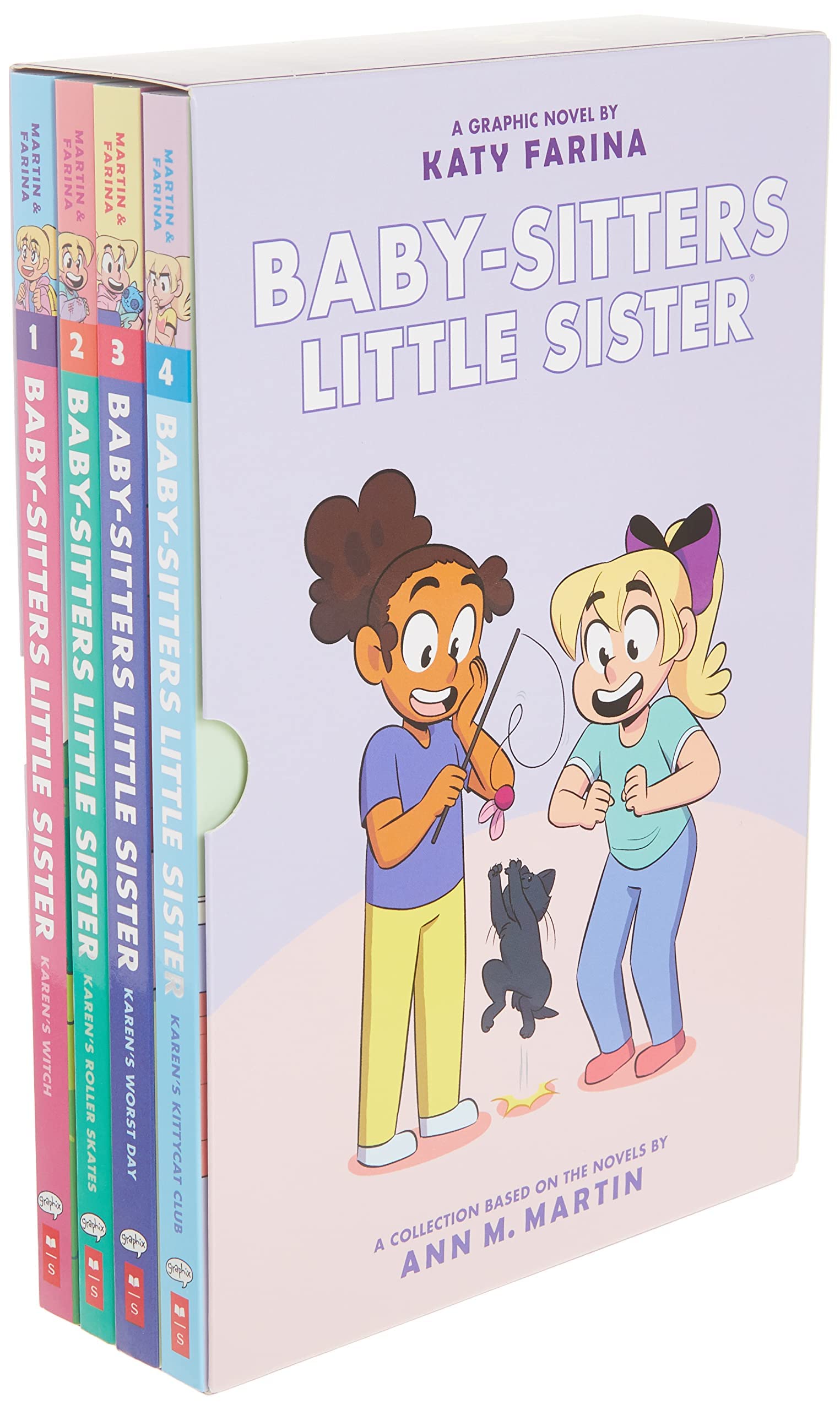 The Babysitters Little Sister Graphic Novels Box-set (Books 1 to 4)