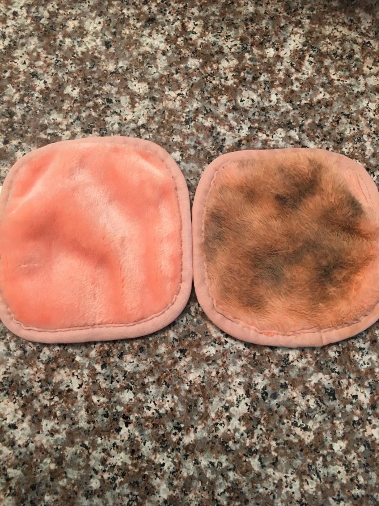 Eurow Reusable Makeup Remover Cloths, Soft Microfiber Face Towels for All Skin Types, Chemical-Free, Protective, Machine Washable, Gentle & Effective Facial Cleansing, 5"x5", Coral, 10-Pack