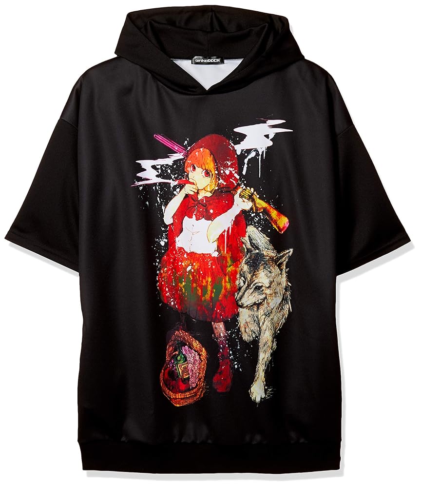 ankoROCK アンコロック 喫煙赤ずきんシャツ襟 Ｔシャツ 男女兼用 ankoROCK アンコロック 喫煙赤ずきんシャツ襟 Tシャツ 男女兼用