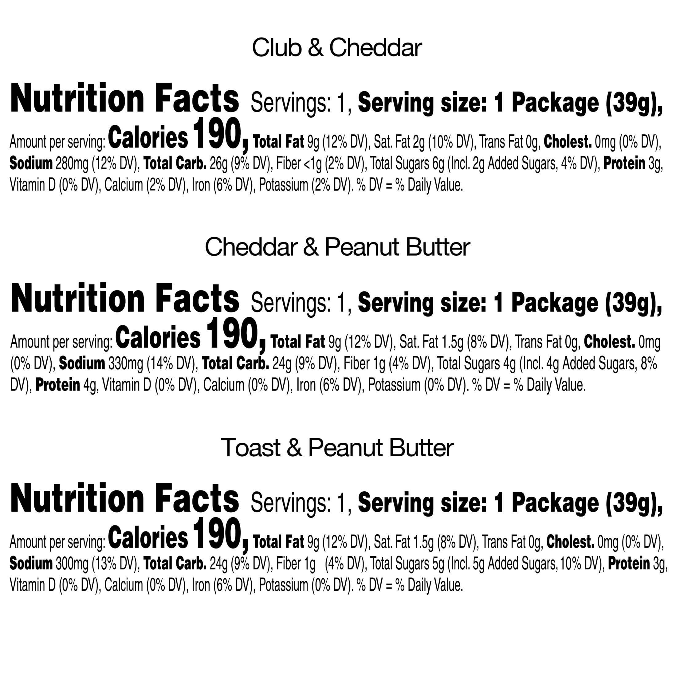 Keebler Sandwich Crackers Lunch Snacks Variety Pack 45 Packs — view 2