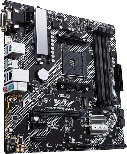 Miniatura 5 de ASUS Prime B450M-A II AMD AM4 (Ryzen 5000, placa base Ryzen Micro ATX de 3ª/2ª/1ª generación (128 GB DDR4, 4400 OC.), NVMe, HDMI 2.0b/DVI/D-Sub, USB