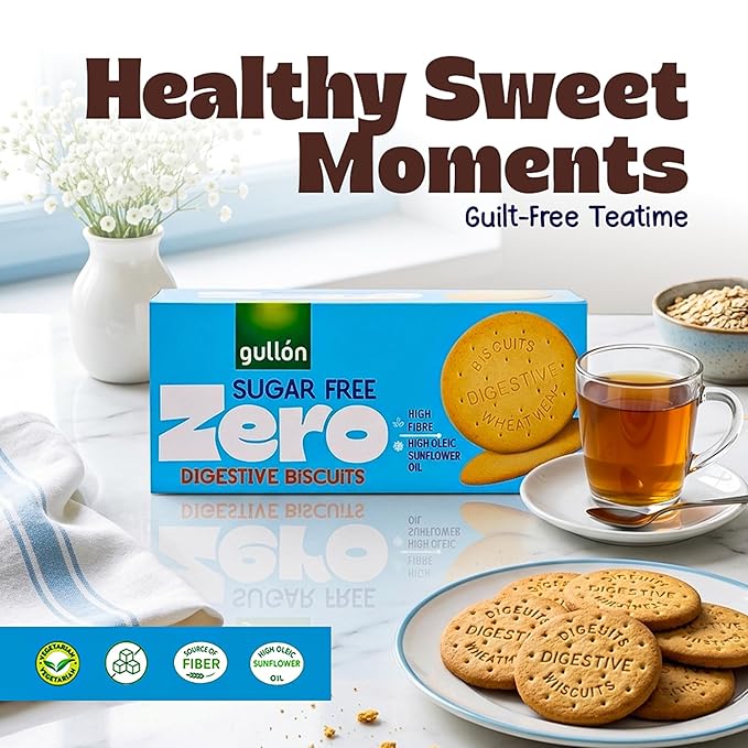 Galletas Digestive Gullon Sin Azúcar 400g miniatura 5