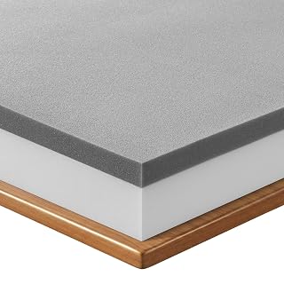 BedStory 2 Inch Queen Size Extra Firm Mattress Topper, Bamboo Charcoal Infused Breathable Bed Topper for Back Pain Relief, High Density Foam, Without Cover, Fiberglass Free, CertiPUR-US Certified - Amazon product rated Grade B