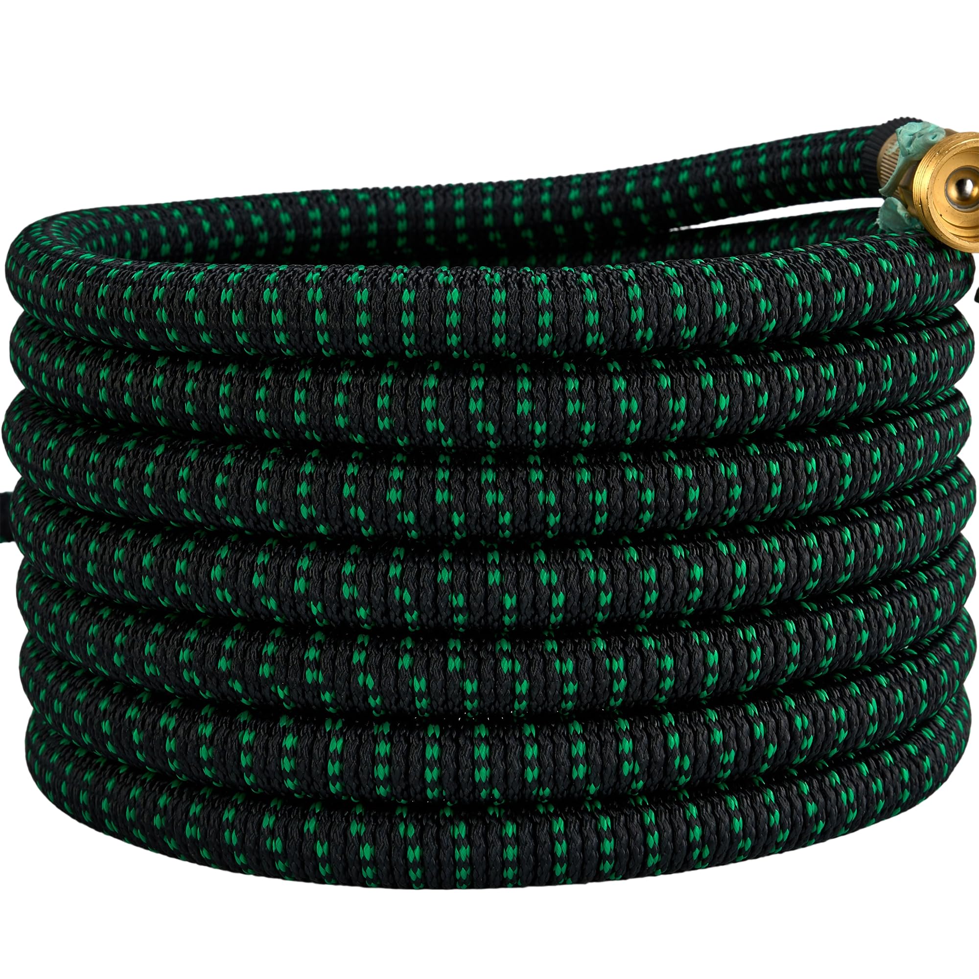 Qinghuai Blackgreen Expanding Garden Hose 25 Ft - Expandable Garden Hose, Durable,Flexible Retractable Water Hoses