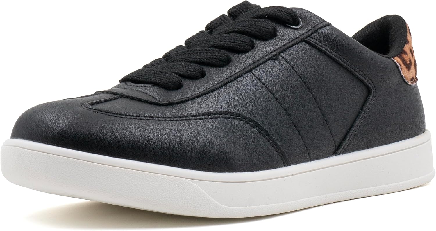 Women's Lace Up Trendy Sneaker Classic Fashion Low Top Walking Shoes - Picture 56 of 109