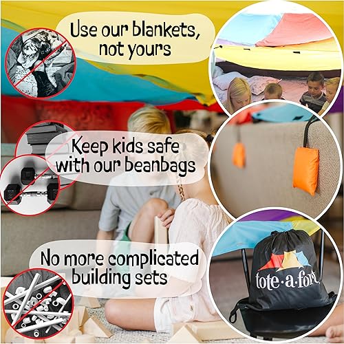 Miniatura 6 de Manta para fuerte, kit para niños