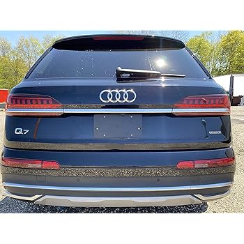 Amazon Com Maxx Express New Rear License Plate Bracket For Audi Q7 2010 11 12 13 14 2015 8 Rust Free Screws Wrench Automotive