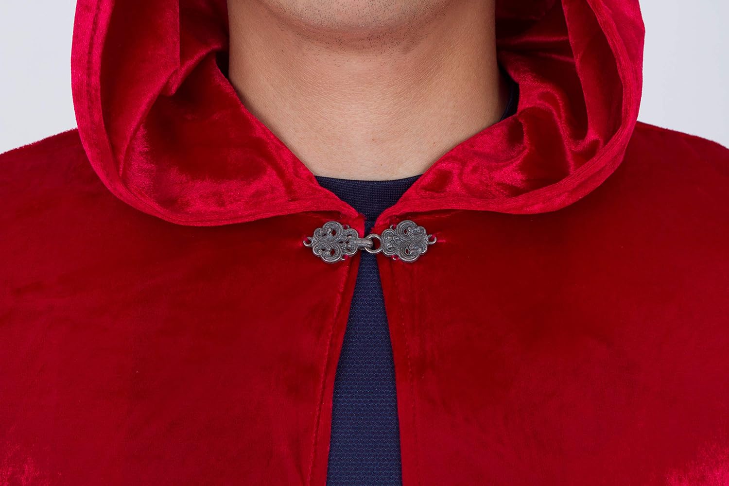 Little Adventures Deluxe Velvet Adult Cloak Cape with Lined Hood - Machine Washable Durable Cosplay Party Costume - Image 7