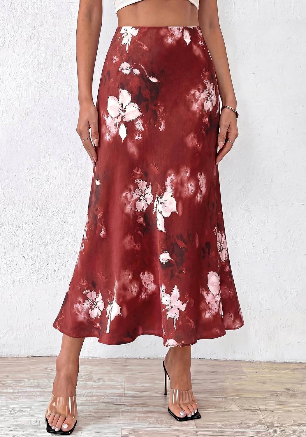  Satin Skirts for Women Trendy 2026 Summer Fall thumbnail