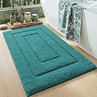 Vista 17 de DEXI - Alfombra de baño antideslizante, absorbente, de alta calidad, lavable a máquina, cómoda alfombra para cuarto de baño