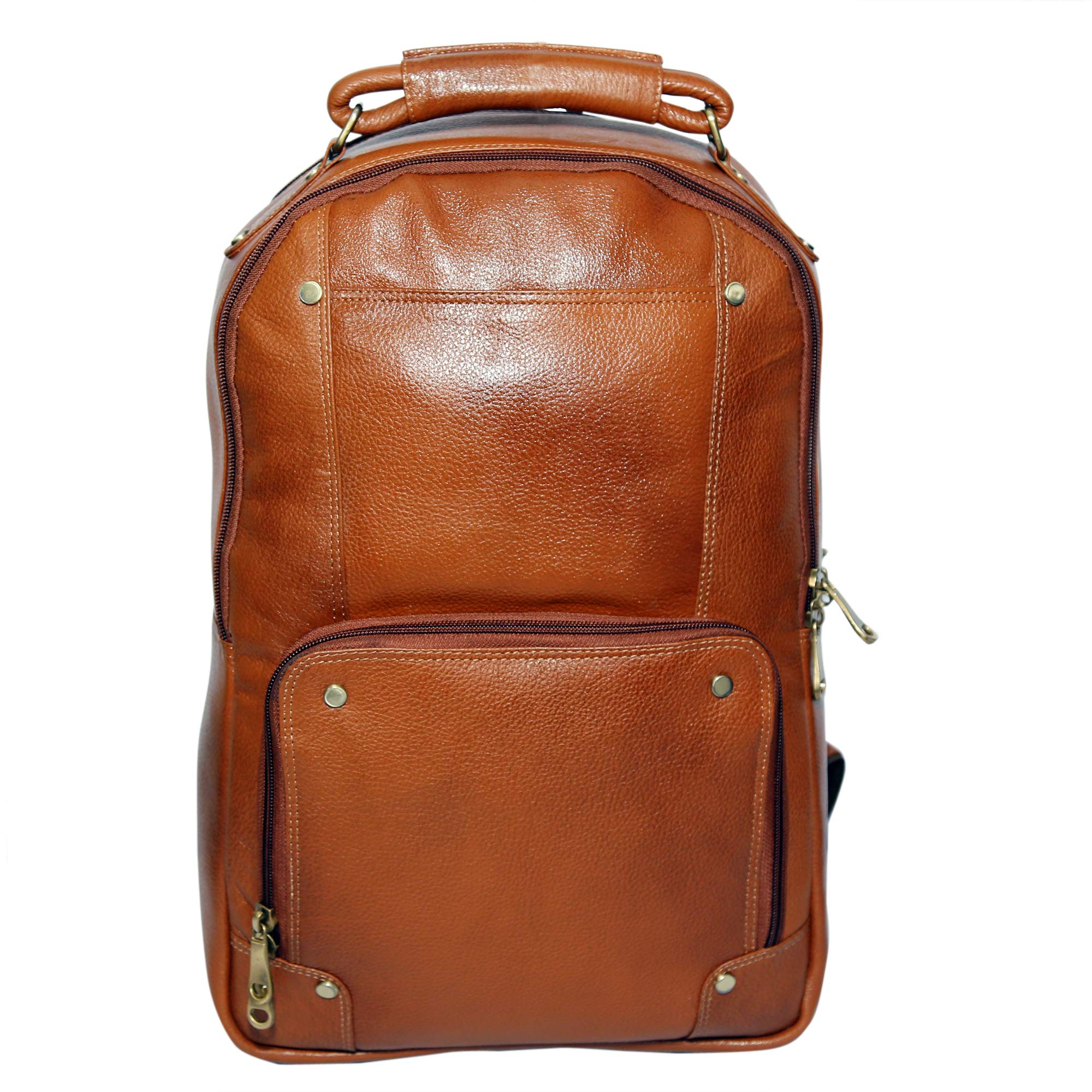 Leathers Villa Mens Leather 15.6 Laptop Compartment Bag Backpack (Tan) (B07J213ZBF) Amazon Price History, Amazon Price Tracker
