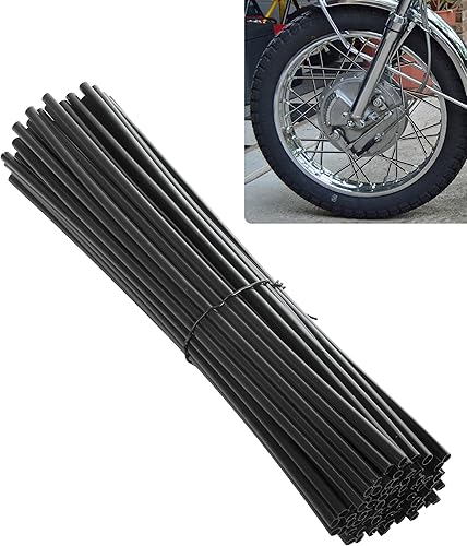 RACOONA Fundas para radios, cubiertas de radios, 72 piezas mixtas de radios de bicicleta, accesorios de automóvil, fundas para radios de