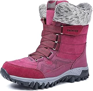 Mujer Moda Invierno Engrosamiento Cálido Cordones Botas de Nieve Color Sólido Botas antideslizantes Cómodas
