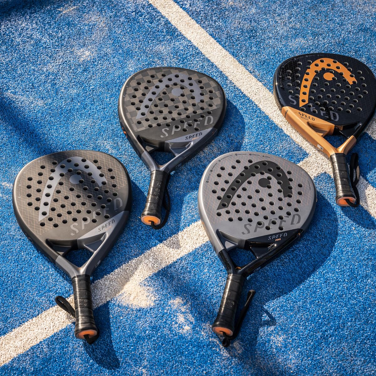 Head Speed Elite 2023 Raquette de padel, noir/gris