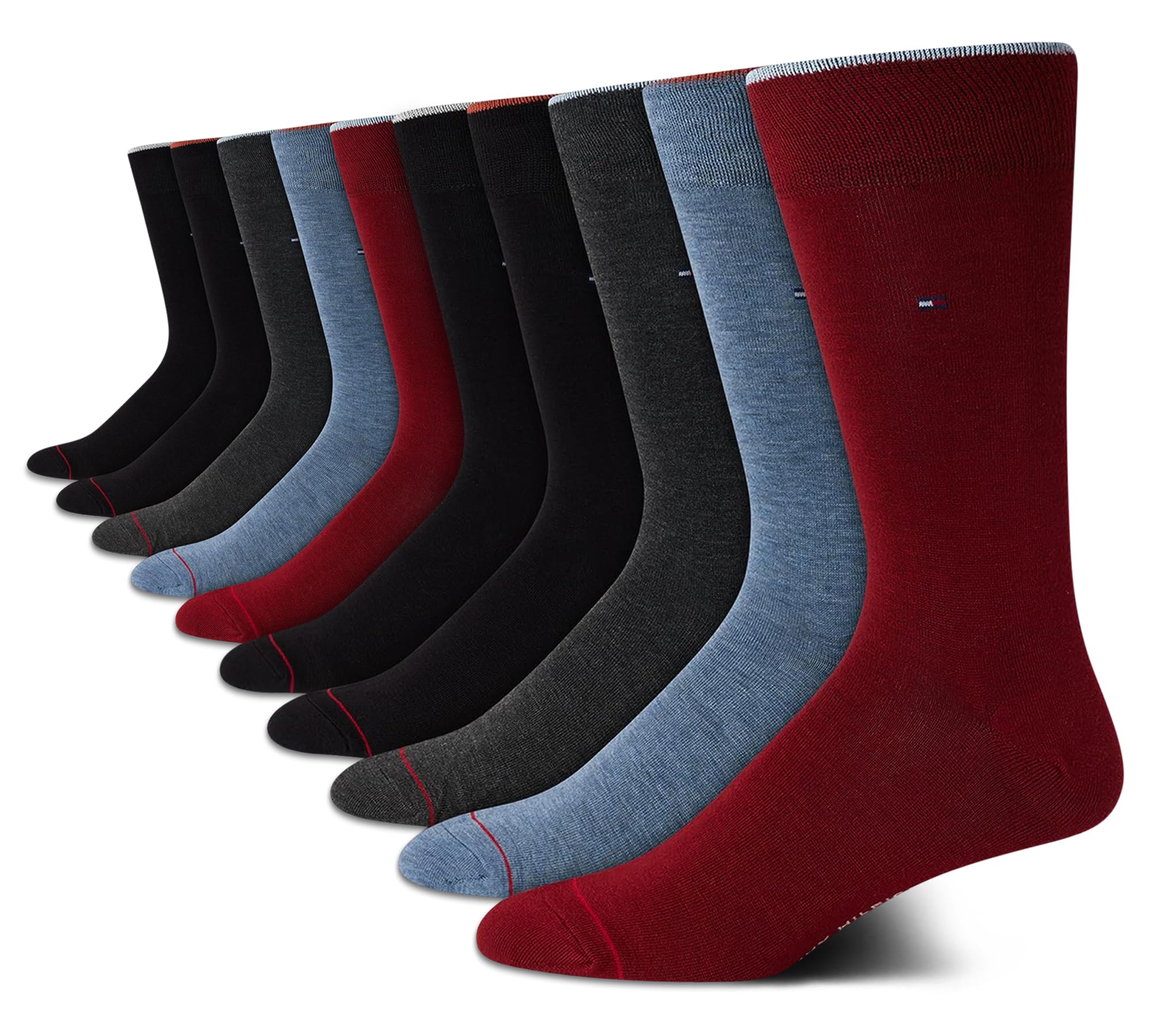 Tommy Hilfiger 10 Pack Dress Socks