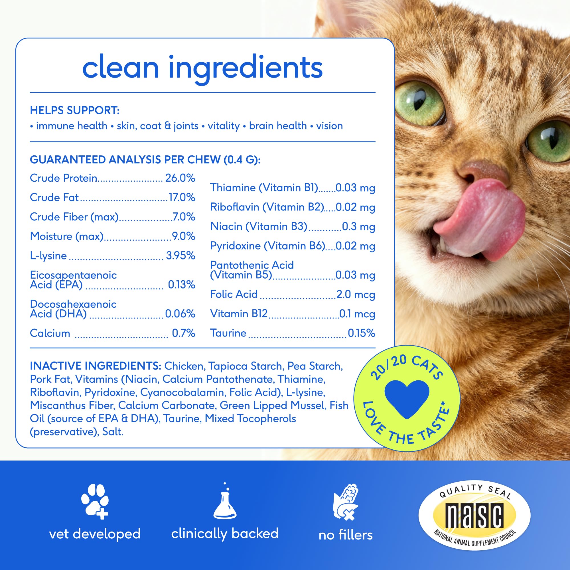 Native Pet Cat Multivitamin - Chicken Flavored Cat Vitamins and Supplements — Amazon image 3