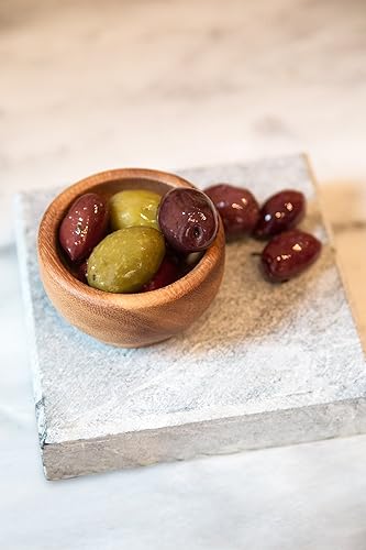 Miniatura 3 de Ironwood Gourmet Taza para condimentos de acacia, 2.75 x 2.75 x 1.5 pulgadas, marrón