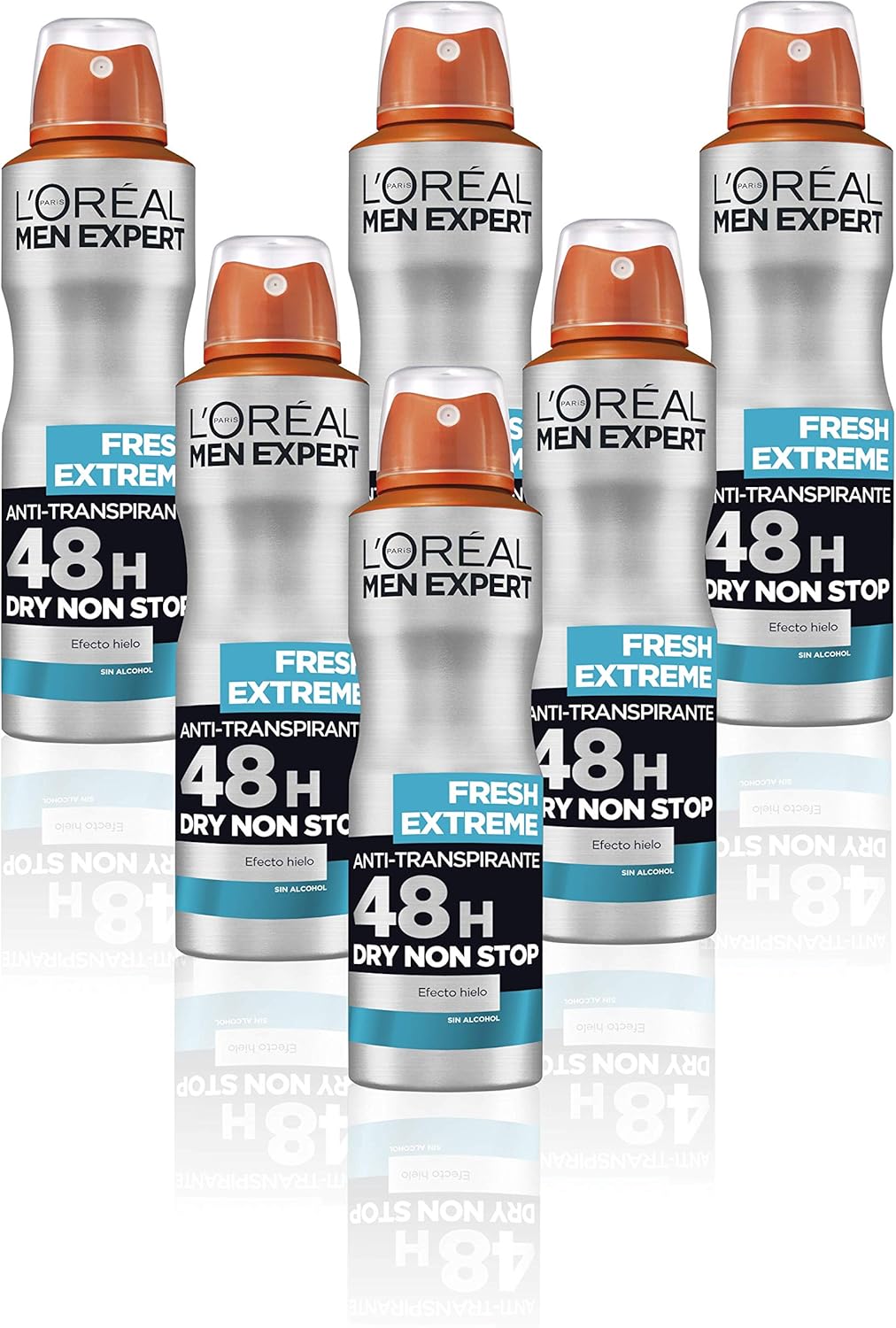 L’Oreal Paris Men Expert Deo Spray Fresh Refresh, 150 ml, 6 stuks