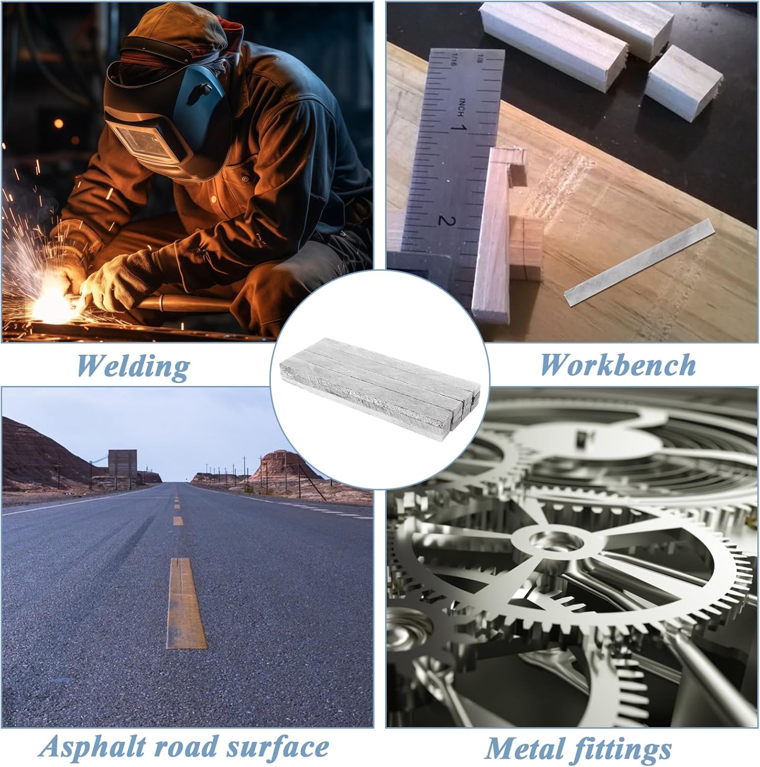 200Pcs Flat Soapstone Pen Welding White Soapstone Refills Soap Stones Chalk Soapstone Pencil for Welders Marking Tools and Markers Removable Markings on Steel Cast Iron