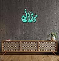 Vista 6 de Wall Decals Vinyl Decal Sticker Home Interior Design Mural Sea Ocean Animals Octopus Tentacles Bathroom Kids Nursery Baby Room Decor KT80