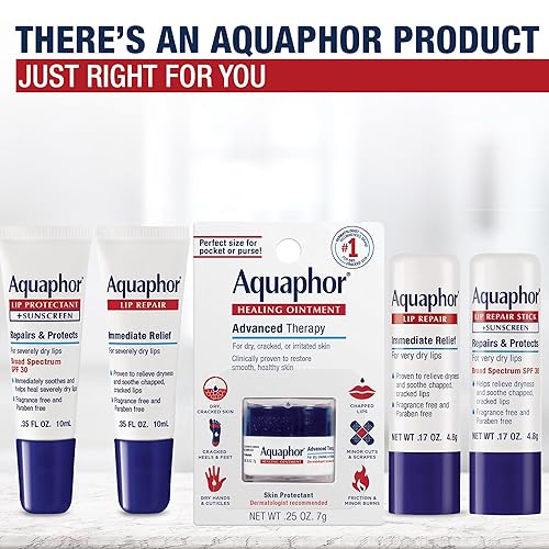 Miniatura 5 de Aquaphor Reparación de labios calma los labios secos y agrietados dos tubos de 35 onzas