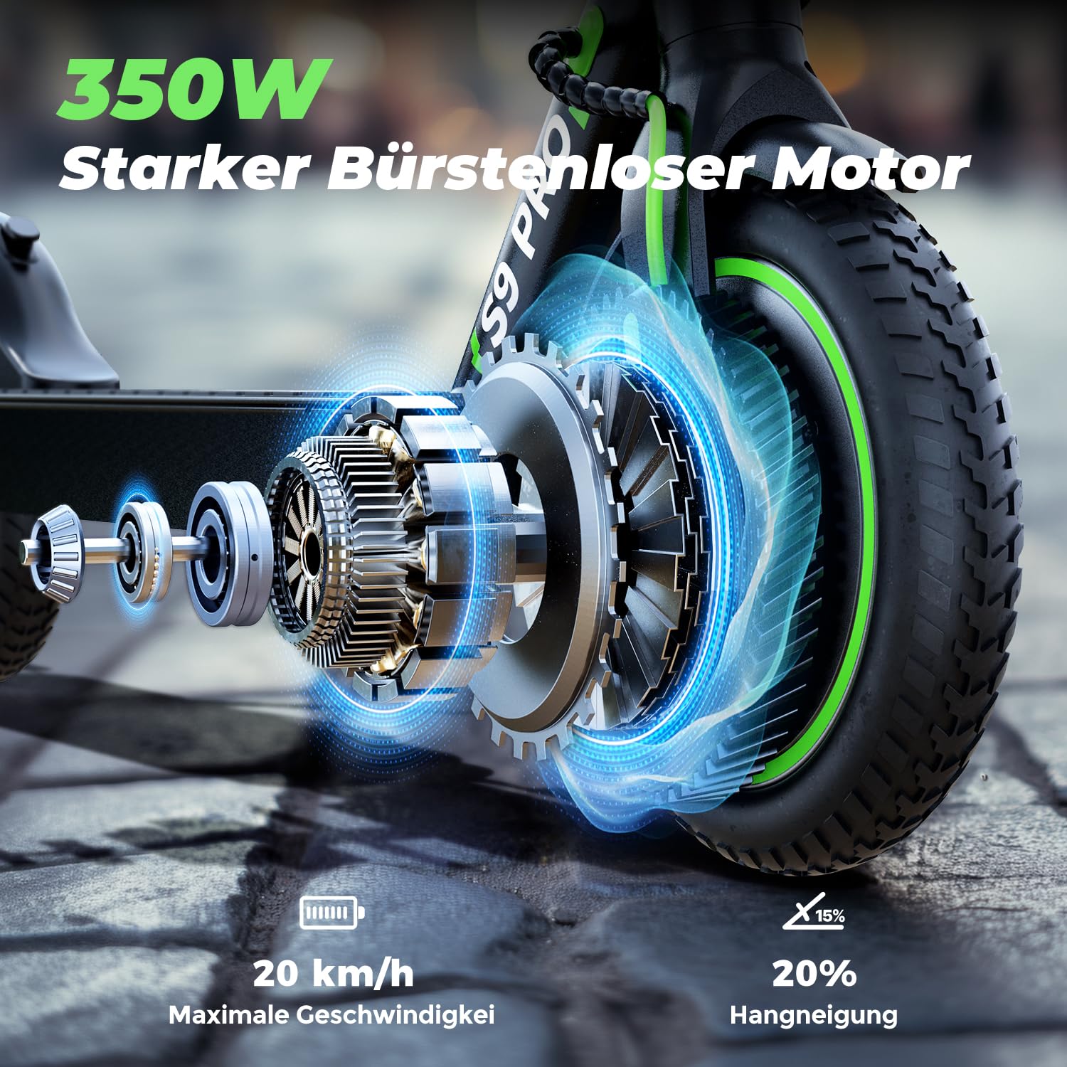 isinwheel S9pro - Scooter E Unisex Adulto