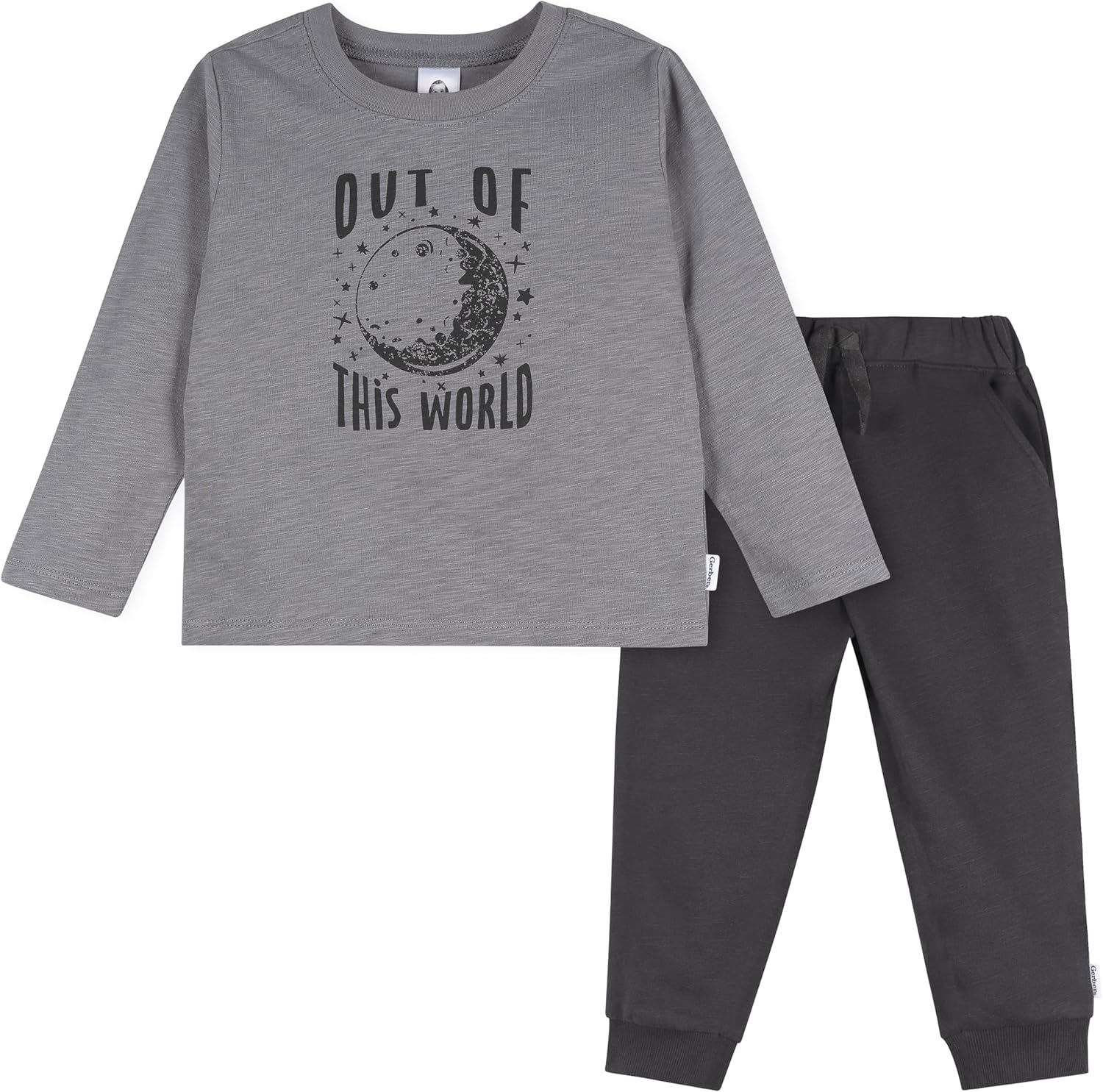 Gerber Baby Boys' Toddler 2-piece Top and Joggers Set