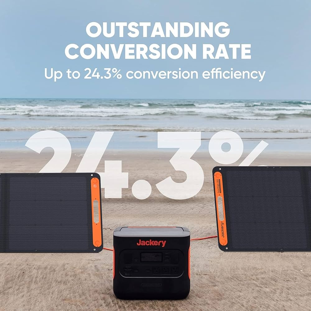 Amazon | Jackery SolarSaga 200W ポータブルソーラーパネル