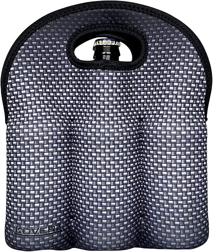 Miniatura 2 de Koverz - Paquete de 6 unidades con aislamiento de neopreno #1, portador de botellas de cerveza, bolsa de seis paquetes - Bandera estadounidense de