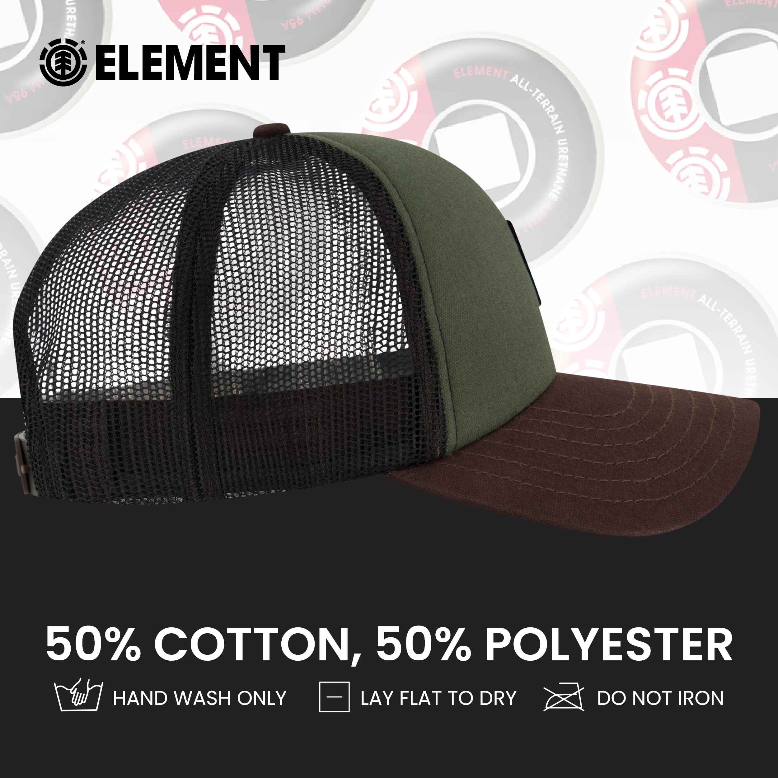 Element Element Trucker Hat, Adult Baseball Cap with Curved Brim - Gorra de béisbol Unisex Adulto