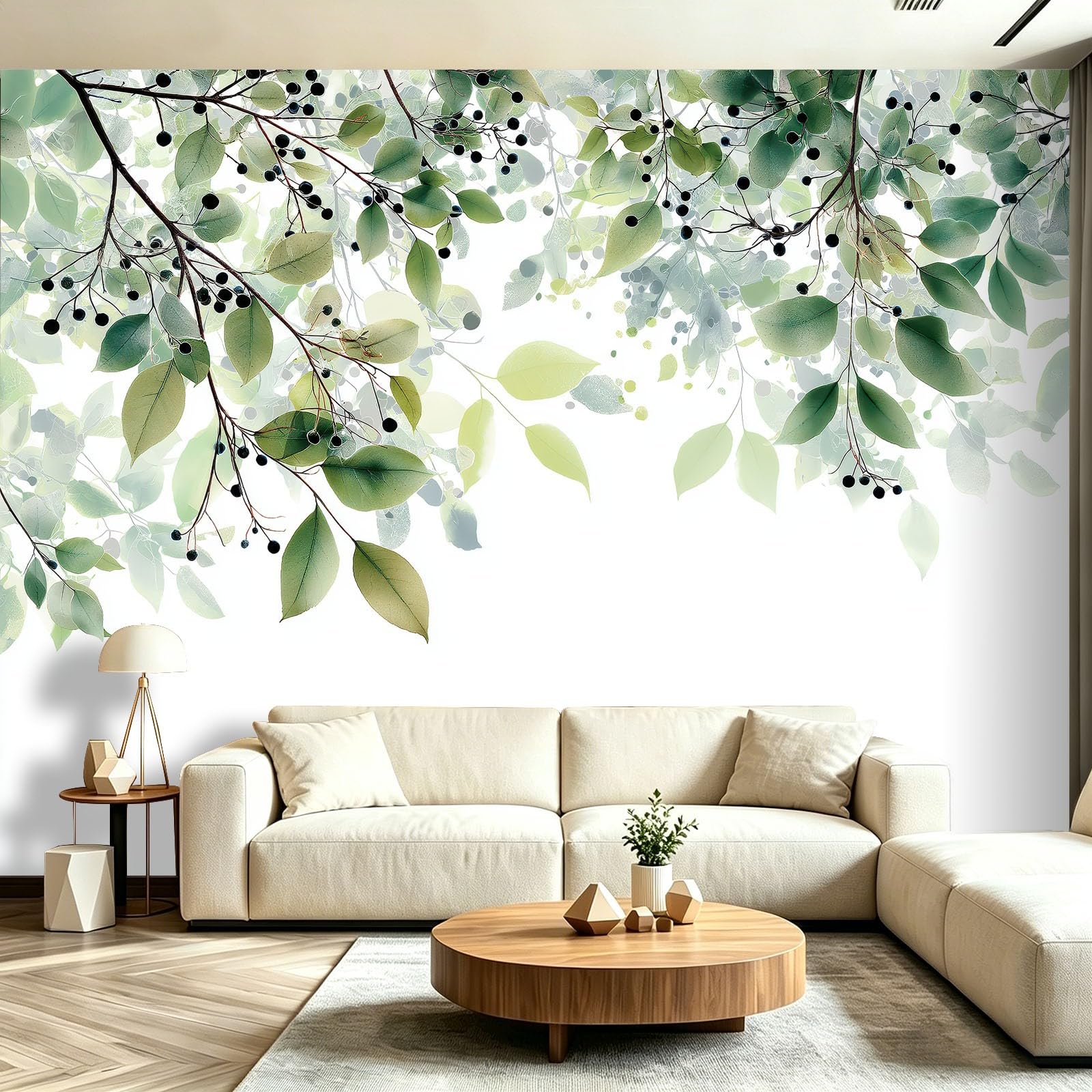 Revêtement mural panoramique baies design minimaliste chic