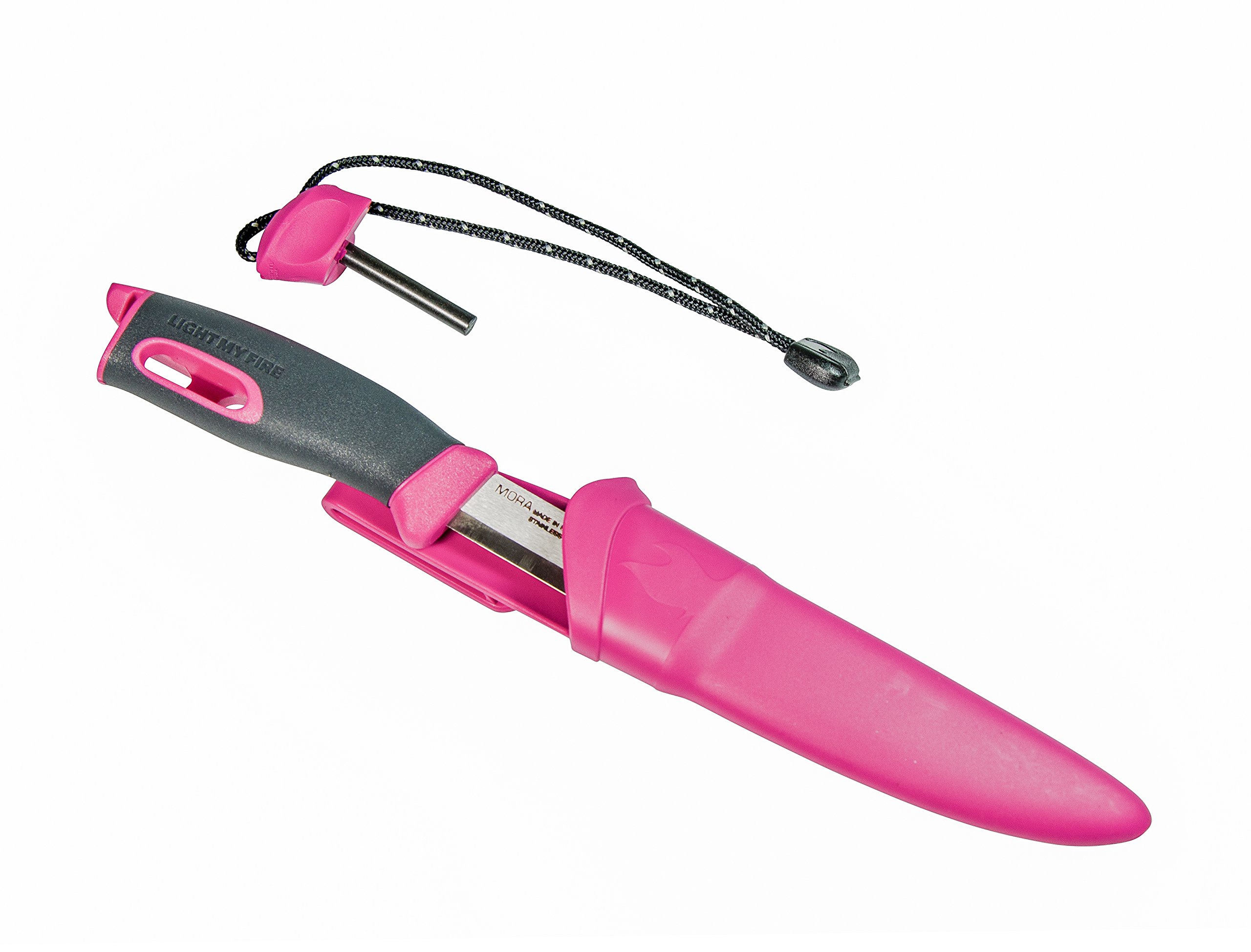 Light My Fire Swedish FireKnife with 9.5 cm (3.75 Inch) Sandvik Stainless Steel Blade and Swedish FireSteel Fire Starter