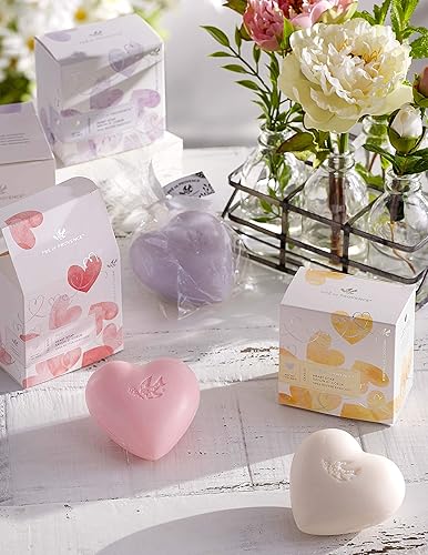 Miniatura 7 de Pre de Provence Hearts Collection - Jabón de regalo enriquecido con manteca de karité, rosa de té, 0.5 libras