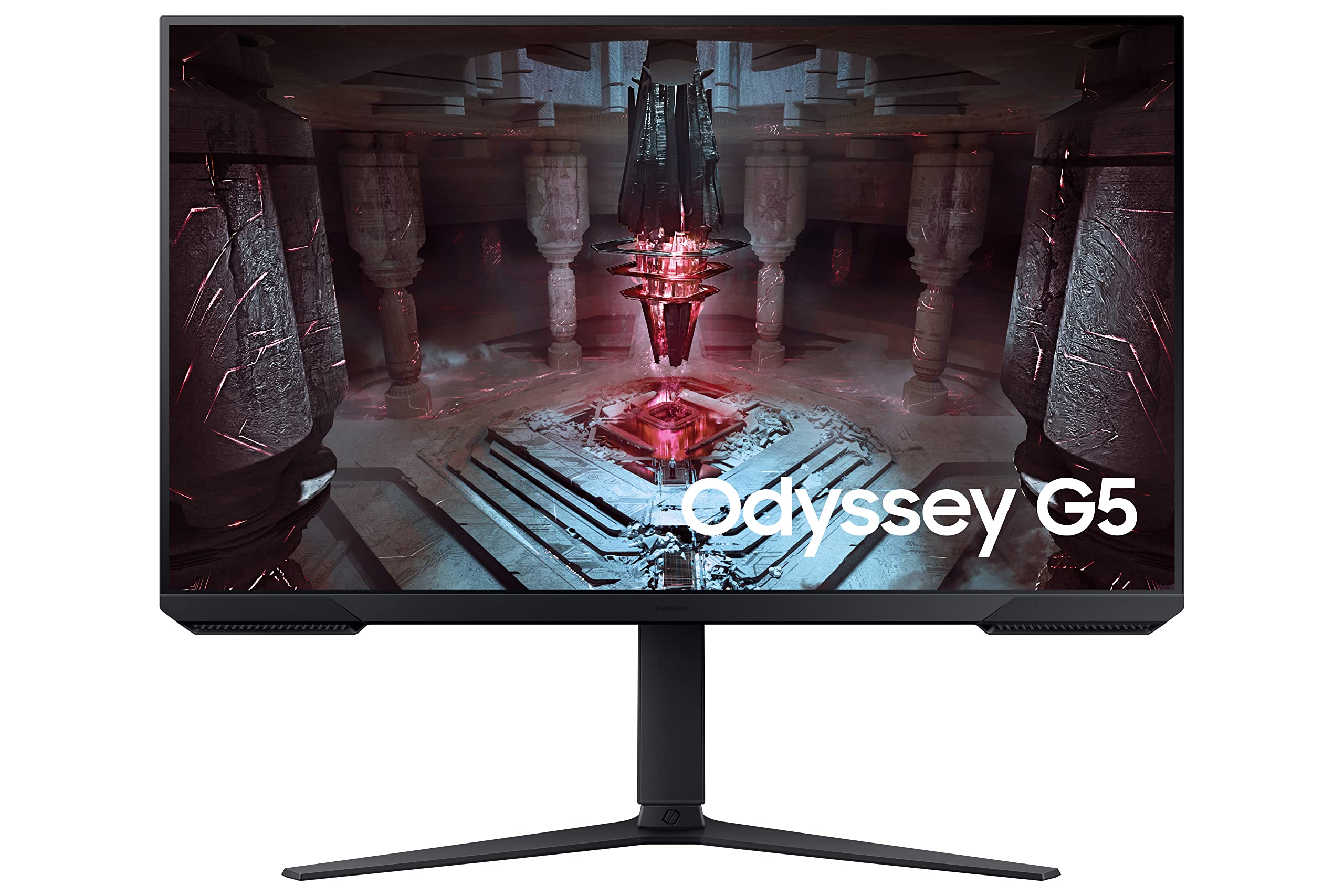 Samsung ODYSSEY G5 G51C 32'' 165Hz -1ms, Dalle VA, Résolution QHD 2,560 x 1,440, 3000 : 1, HDR10, AMD FreeSync Premium Pro, Display Port, USB & Pied Ajustable, HDMI