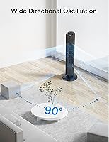 Vista 4 de PELONIS 30 Inch Oscillating Tower Fan with 3 Speed Settings and Auto-off Timer, Standing Fan PFT28A2BBB, Black, medium