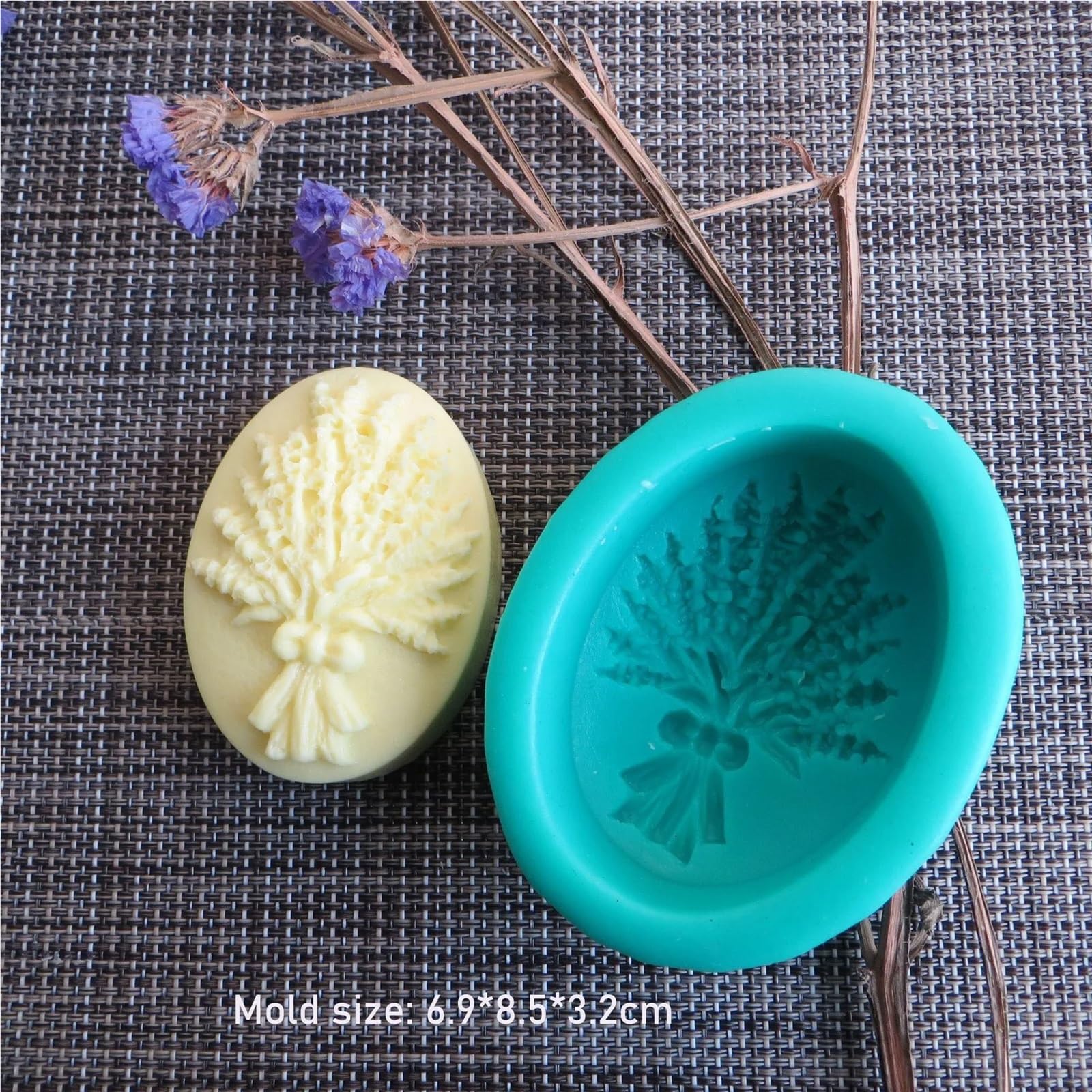 Stampo per Sapone 2 Pezzi Stampo for Sapone for la casa Fai da Te a Forma di Fiore Stampo in Silicone Creativo Strumenti for Sapone Fatto a Mano per Sapone