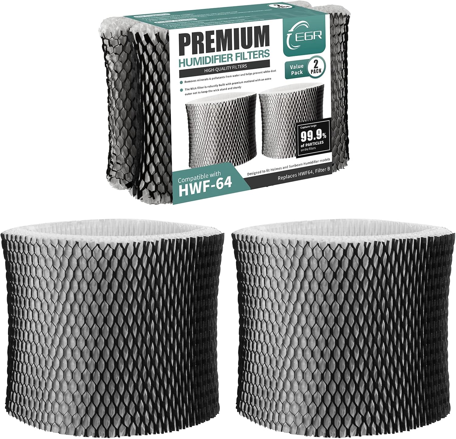 EGR Humidifier Filter Replacement for Holmes HWF64 Filter
