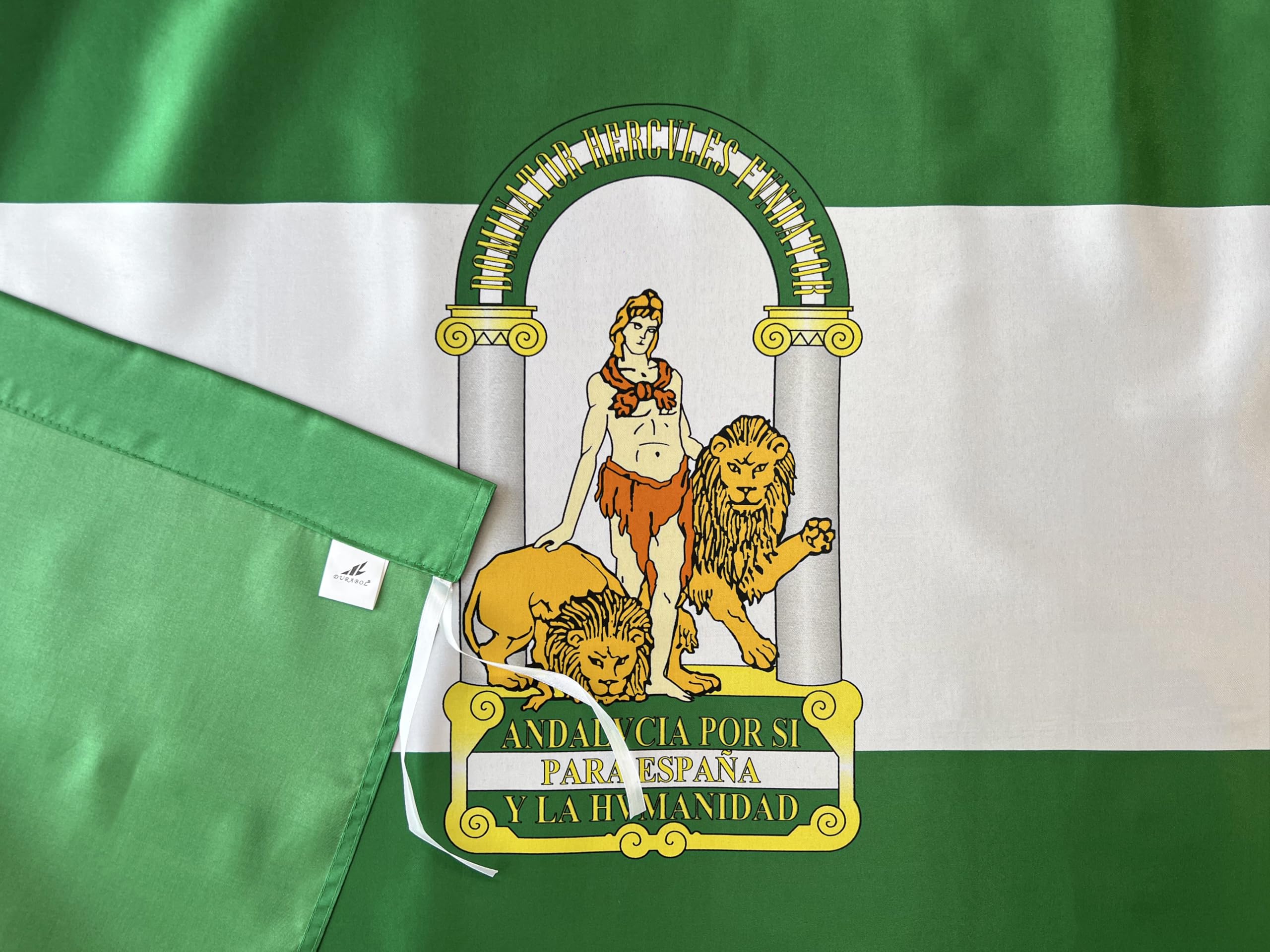 Adesivi Bandiera Andalusia Con Effetto Resina | 2 Pezzi, 45x33mm - Artimagen